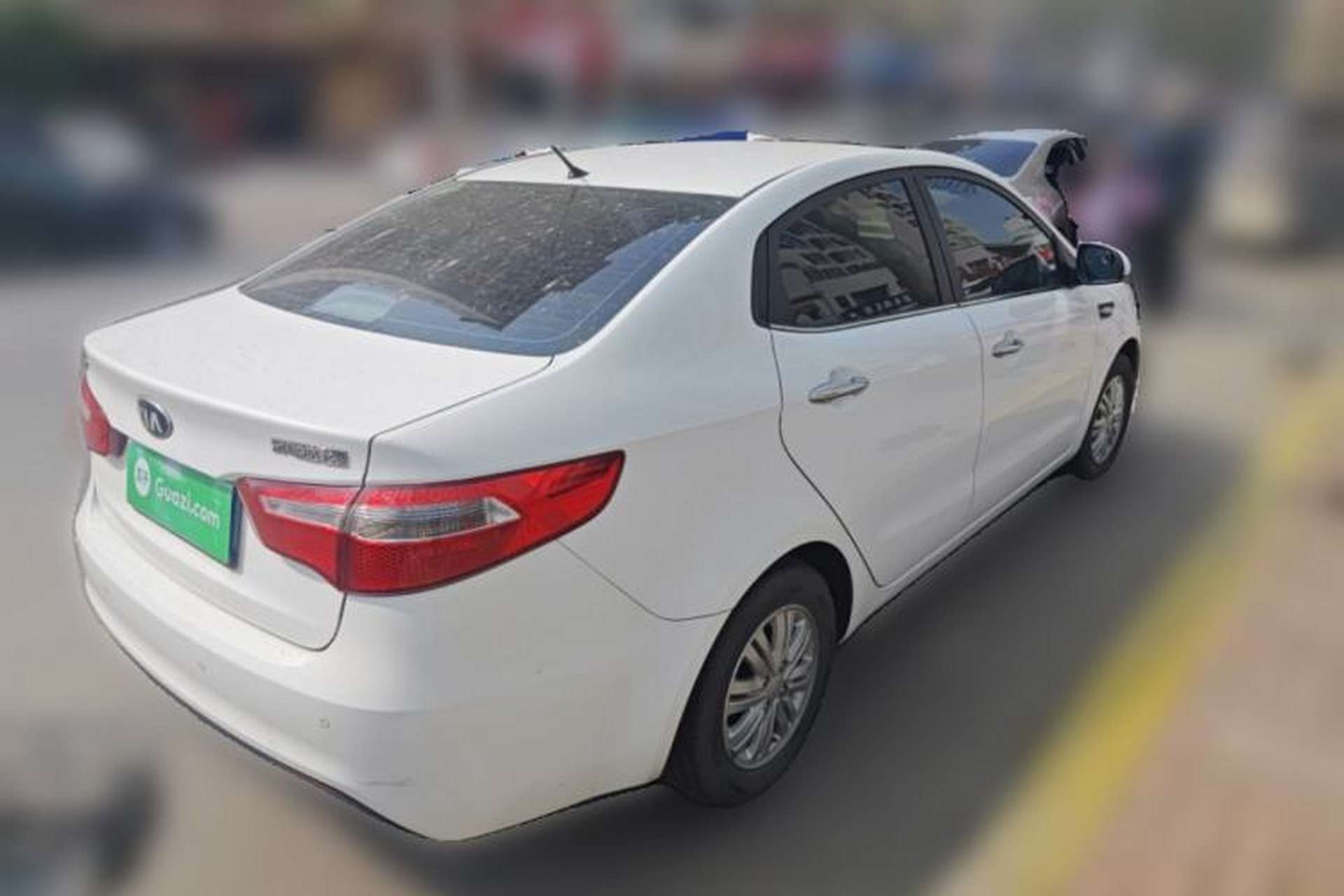 Used Kia K2 2012 Sedan 1.4L MT GLS Commemorative Edition Rear Right 45 Deg