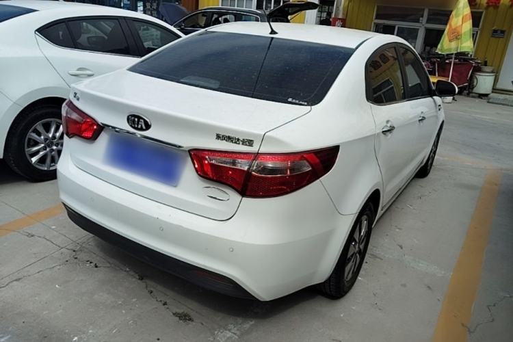 Used Kia K2 2012 Sedan 1.4L Automatic GLS Commemorative Edition Rear Right 45 Deg