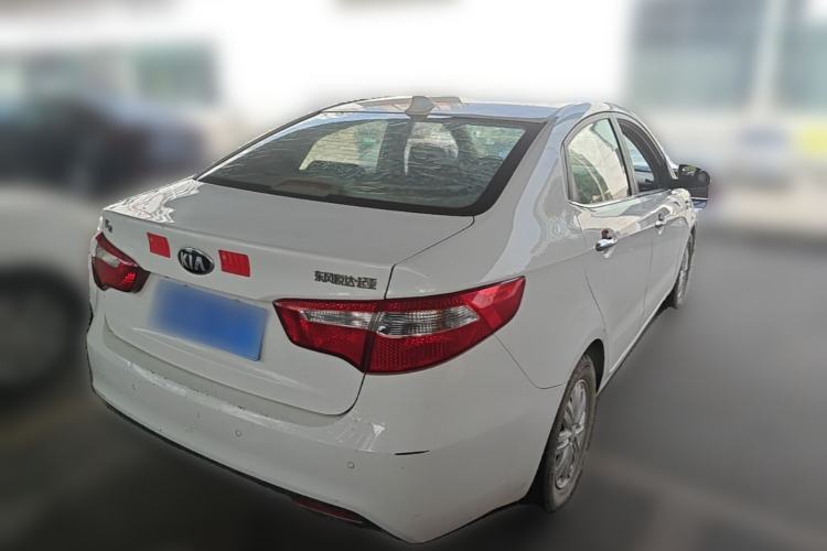 Used Kia K2 2012 Sedan 1.4L MT GLS Commemorative Edition Rear Right 45 Deg