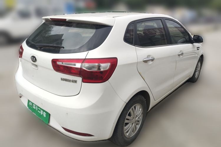 Used Kia K2 2012 Hatchback 1.4L MT Cool Edition Commemorative Model Rear Right 45 Deg