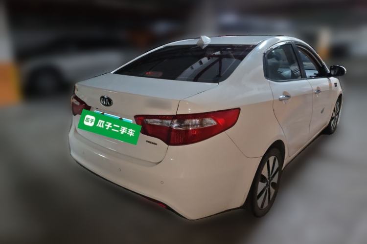 Used Kia K2 2012 Sedan 1.6L Automatic Transmission Premium Commemorative Edition Rear Right 45 Deg