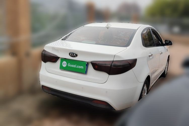 Used Kia K2 2012 Sedan 1.4L Automatic GLS Commemorative Edition Rear Right 45 Deg