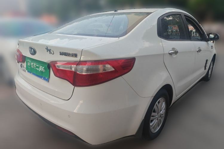 Used Kia K2 2012 Sedan 1.4L Automatic GLS Commemorative Edition Rear Right 45 Deg