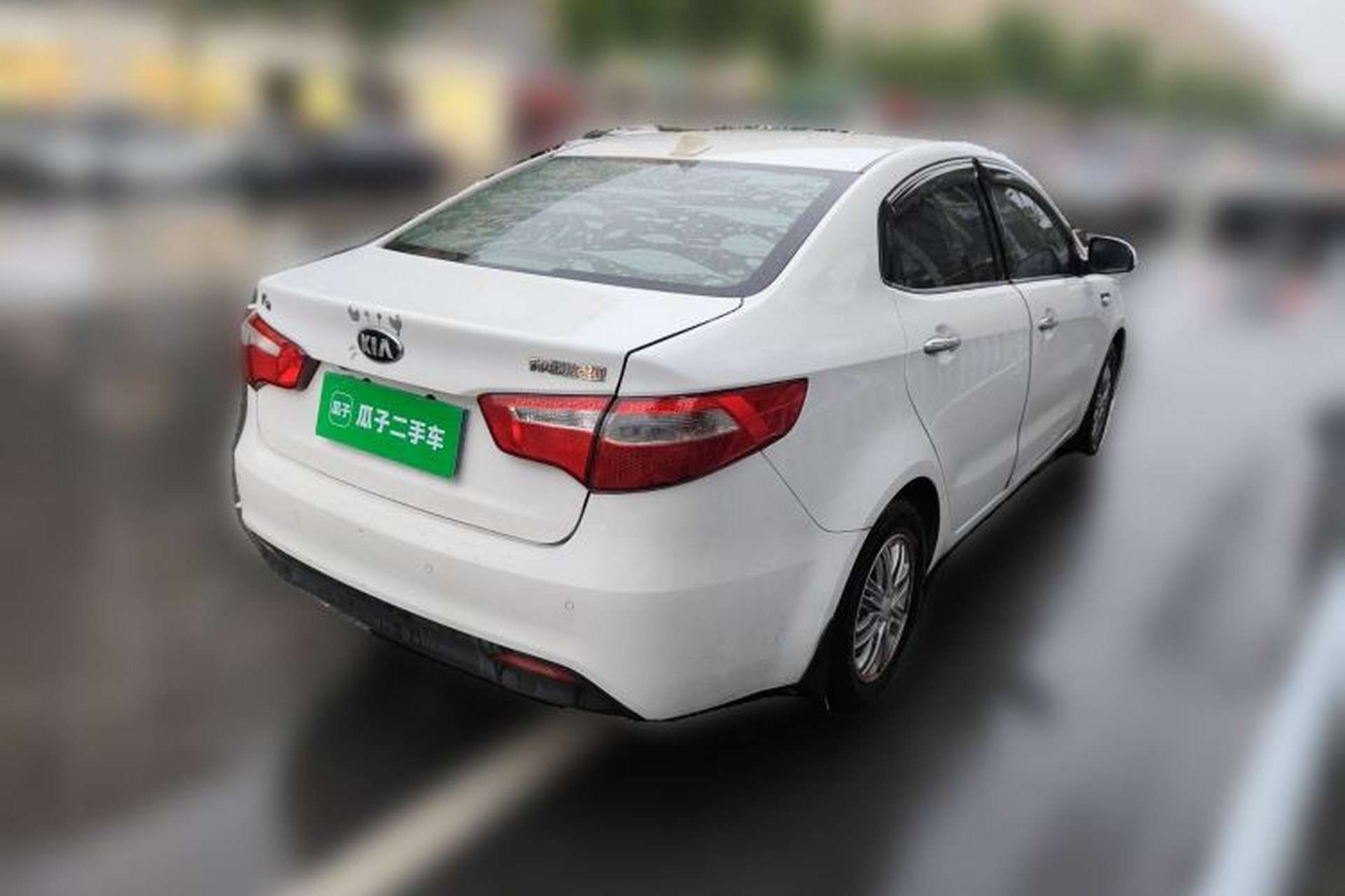 Used Kia K2 2012 Sedan 1.4L MT GLS Commemorative Edition Rear Right 45 Deg