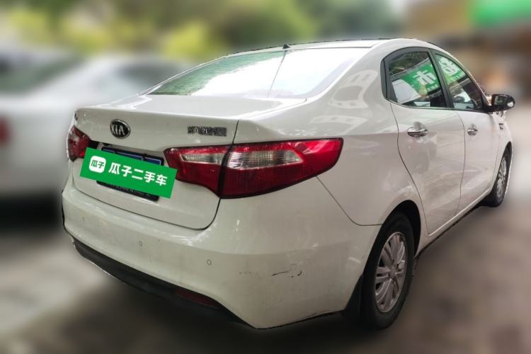 Used Kia K2 2012 Sedan 1.4L MT GLS Commemorative Edition Rear Right 45 Deg