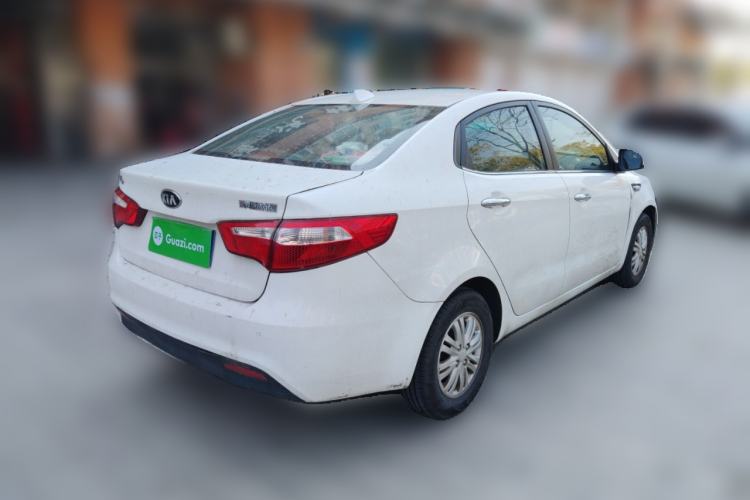 Used Kia K2 2012 Sedan 1.4L MT GLS Commemorative Edition Rear Right 45 Deg