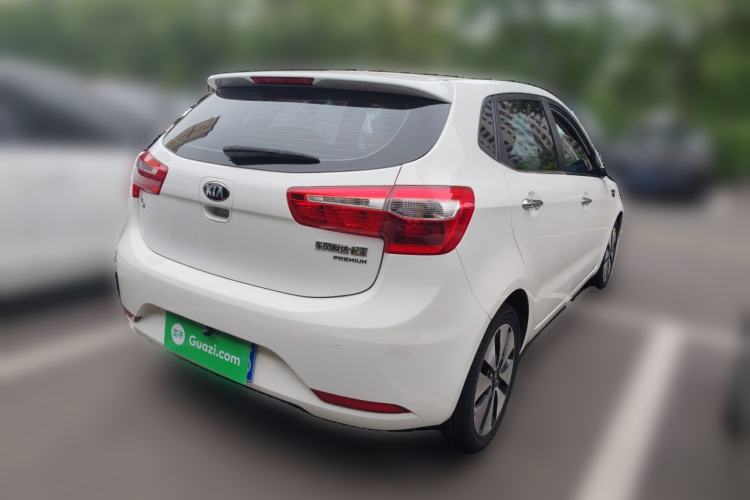 Used Kia K2 2012 Hatchback 1.6L AT Premium Commemorative Edition Rear Right 45 Deg