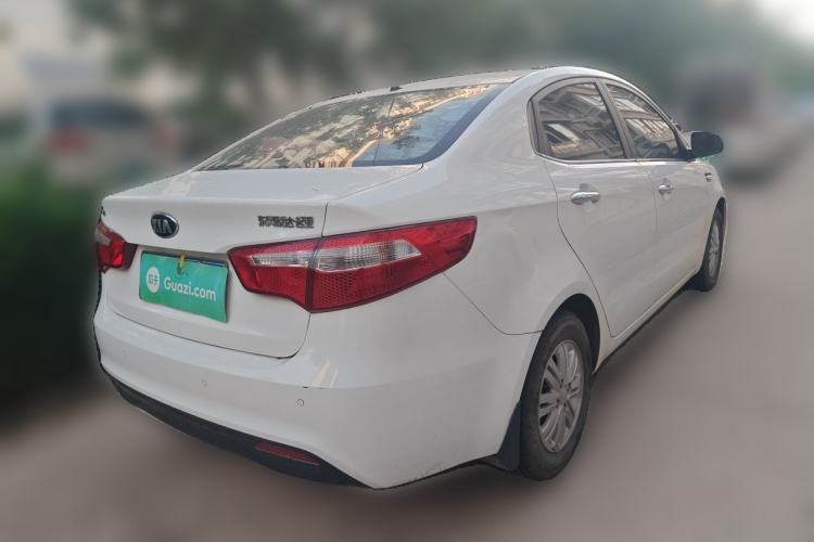Used Kia K2 2012 Sedan 1.4L MT GLS Commemorative Edition Rear Right 45 Deg