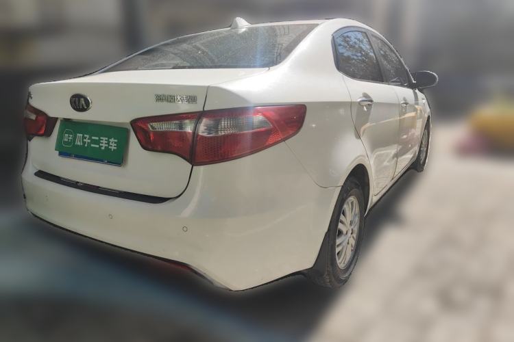 Used Kia K2 2012 Sedan 1.4L Automatic GLS Commemorative Edition Rear Right 45 Deg