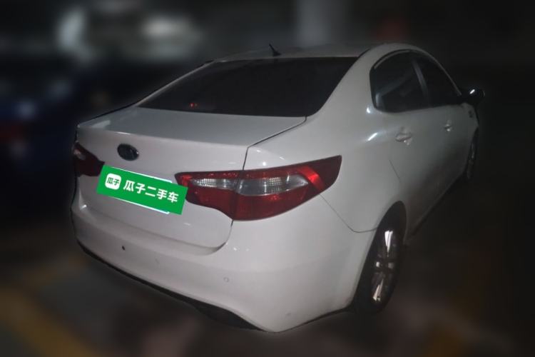 Used Kia K2 2012 Sedan 1.4L Automatic GLS Commemorative Edition Rear Right 45 Deg