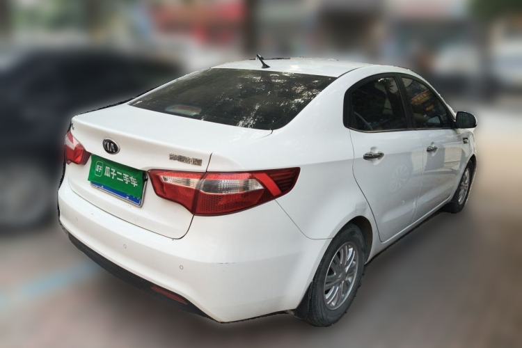Used Kia K2 2012 Sedan 1.4L MT GLS Commemorative Edition Rear Right 45 Deg