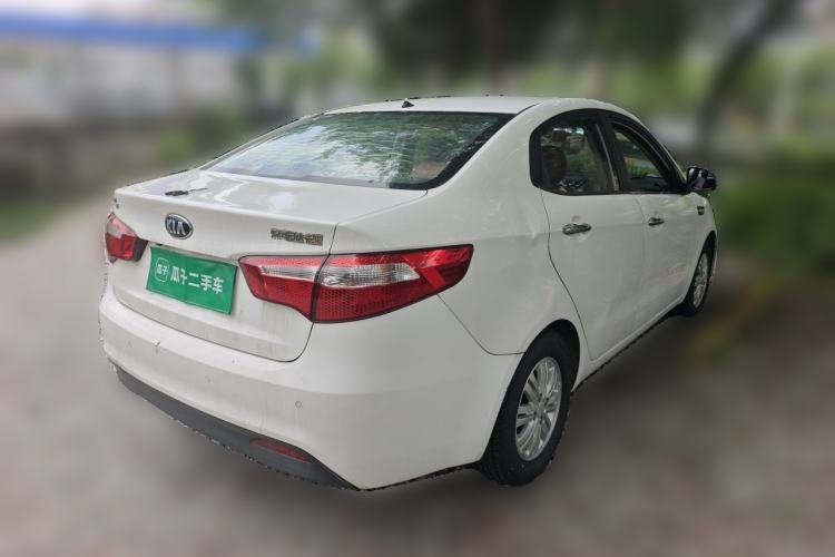 Used Kia K2 2012 Sedan 1.4L MT GLS Commemorative Edition Rear Right 45 Deg