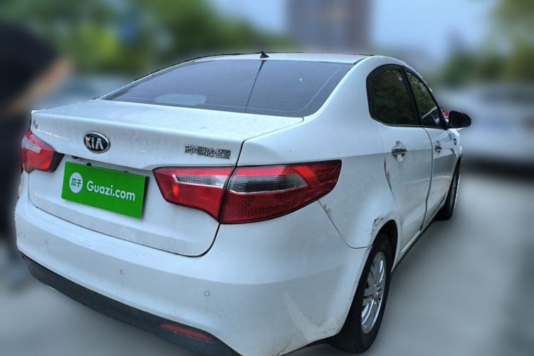 Used Kia K2 2012 Sedan 1.4L MT GLS Commemorative Edition Rear Right 45 Deg