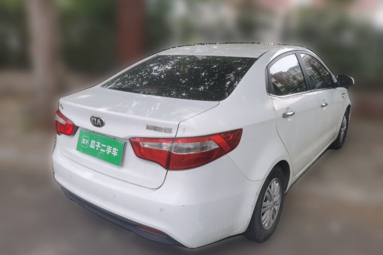 Used Kia K2 2012 Sedan 1.4L MT GLS Commemorative Edition Rear Right 45 Deg