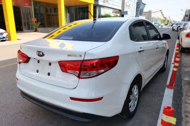 Used Kia K2 2012 Sedan 1.4L Automatic GLS Commemorative Edition Rear Right 45 Deg