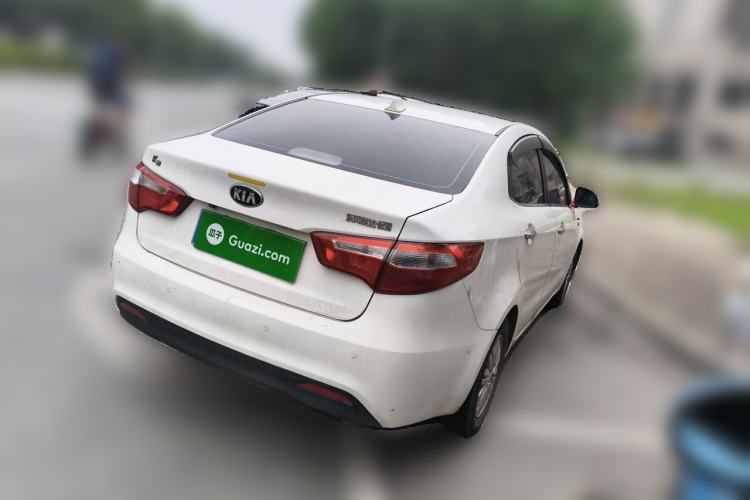 Used Kia K2 2012 Sedan 1.4L MT GLS Commemorative Edition Rear Right 45 Deg