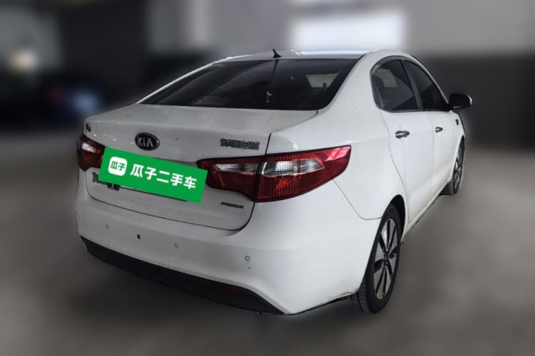Used Kia K2 2012 Sedan 1.6L Automatic Transmission Premium Commemorative Edition Rear Right 45 Deg