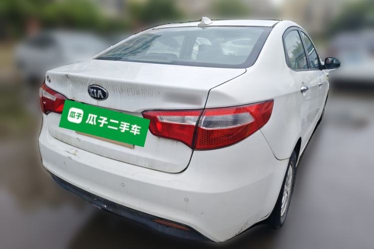 Used Kia K2 2012 Sedan 1.4L MT GLS Commemorative Edition Rear Right 45 Deg