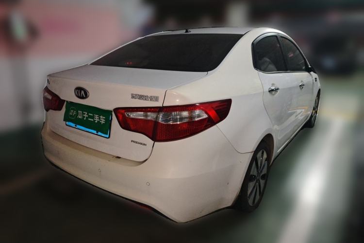 Used Kia K2 2012 Sedan 1.6L AT Premium ECO Rear Right 45 Deg