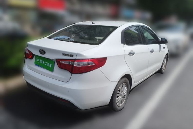 Used Kia K2 2012 Sedan 1.4L Automatic GLS Commemorative Edition Rear Right 45 Deg