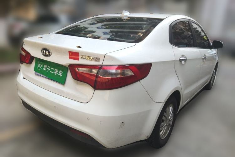 Used Kia K2 2012 Sedan 1.4L MT GLS Commemorative Edition Rear Right 45 Deg