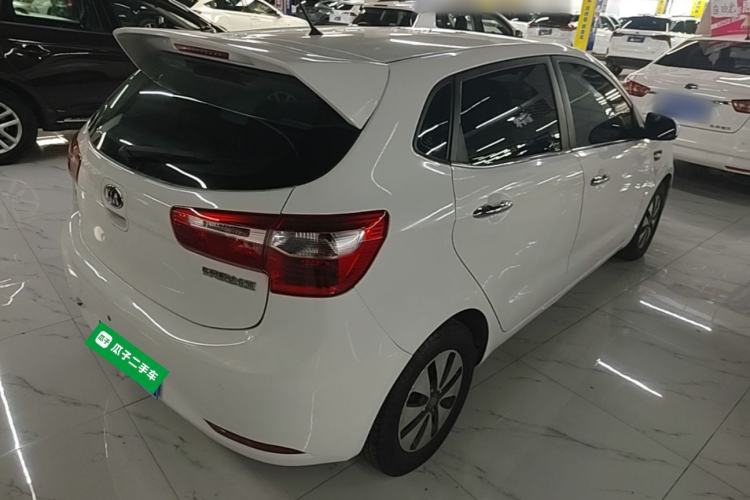 Used Kia K2 2012 Hatchback 1.4L AT GLS Commemorative Edition Rear Right 45 Deg