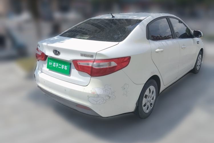 Used Kia K2 2012 Sedan 1.4L MT GLS Commemorative Edition Rear Right 45 Deg