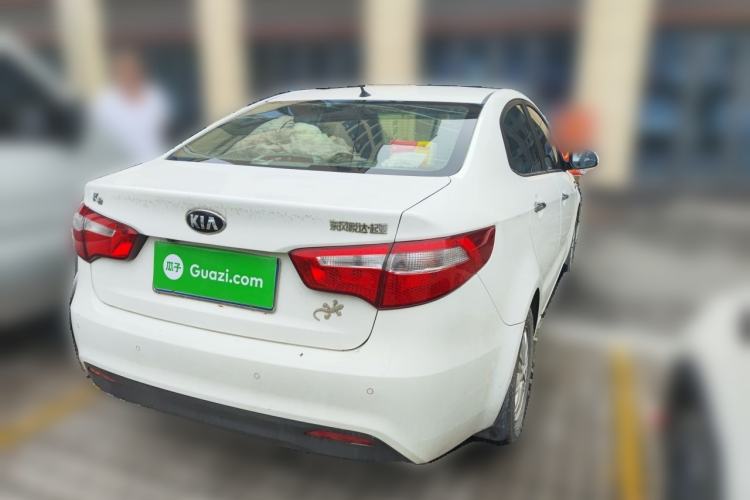 Used Kia K2 2012 Sedan 1.4L MT GLS Commemorative Edition Rear Right 45 Deg