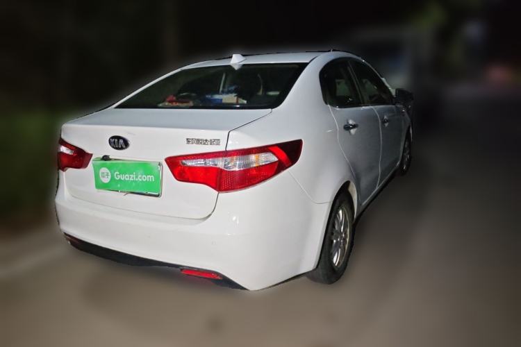 Used Kia K2 2012 Sedan 1.4L Automatic GLS Commemorative Edition Rear Right 45 Deg