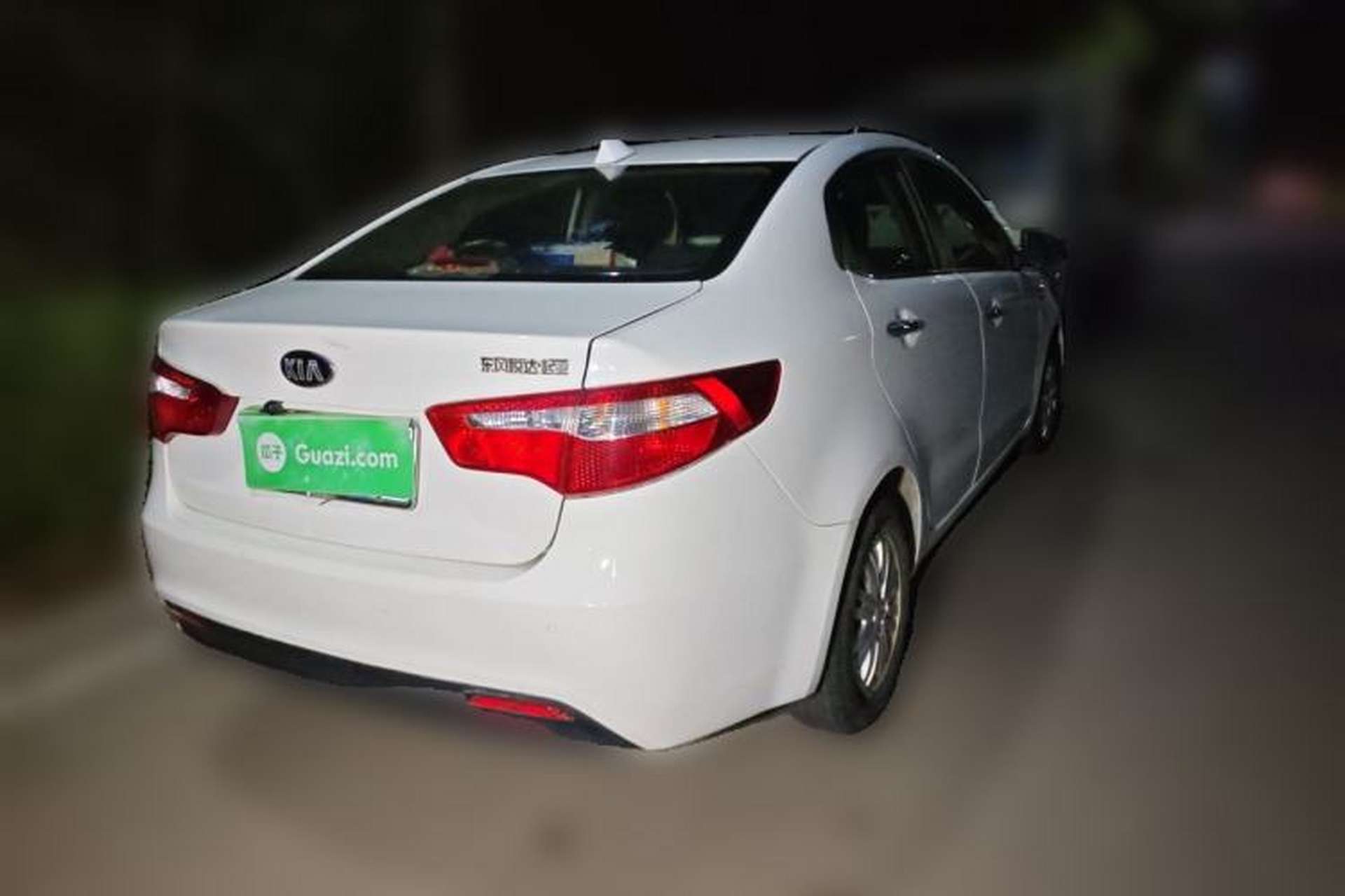 Used Kia K2 2012 Sedan 1.4L Automatic GLS Commemorative Edition Rear Right 45 Deg