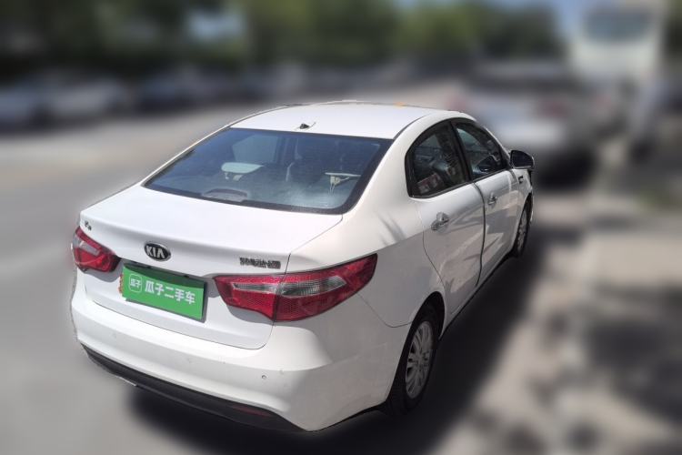 Used Kia K2 2012 Sedan 1.4L Automatic GLS Commemorative Edition Rear Right 45 Deg