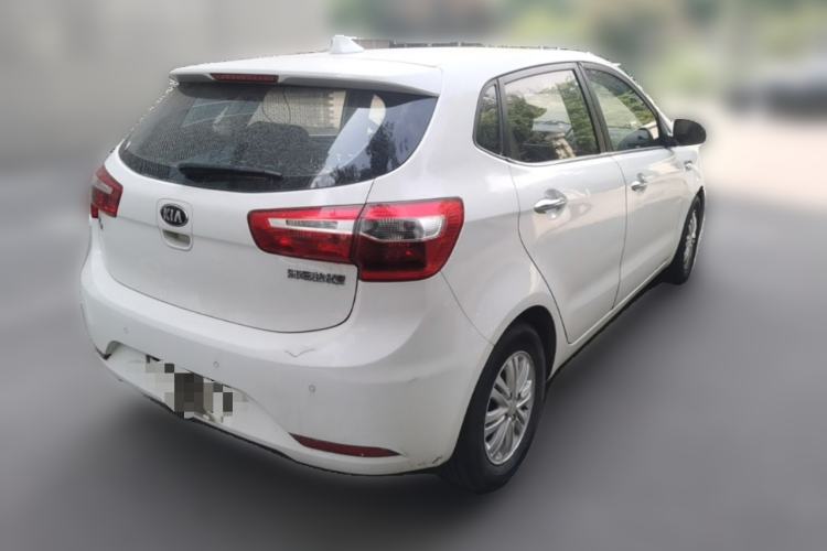 Used Kia K2 2012 Hatchback 1.4L Automatic Cool Edition Rear Right 45 Deg