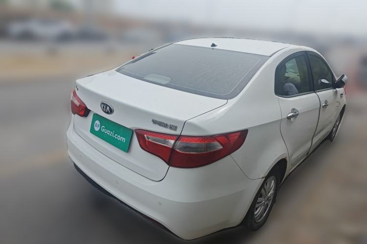 Used Kia K2 2012 Sedan 1.4L MT GLS Commemorative Edition Rear Right 45 Deg
