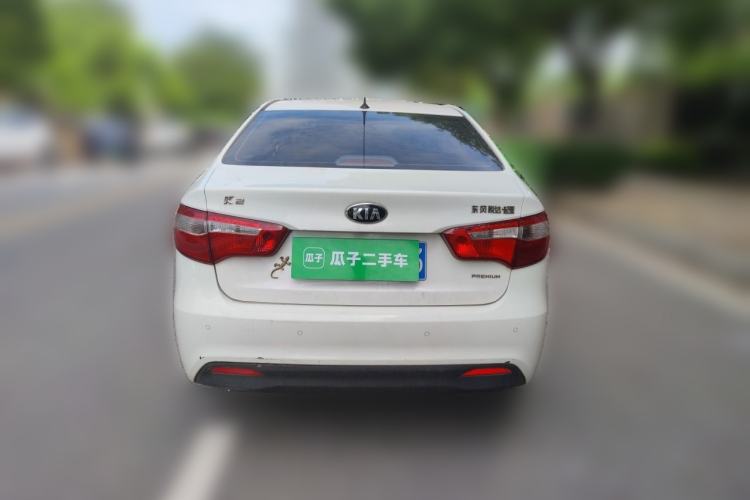 Used Kia K2 2012 Sedan 1.6L Automatic Transmission Premium Commemorative Edition Rear
