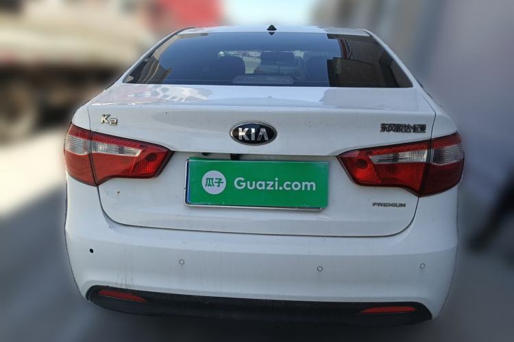 Used Kia K2 2012 Sedan 1.6L Automatic Transmission Premium Commemorative Edition Rear