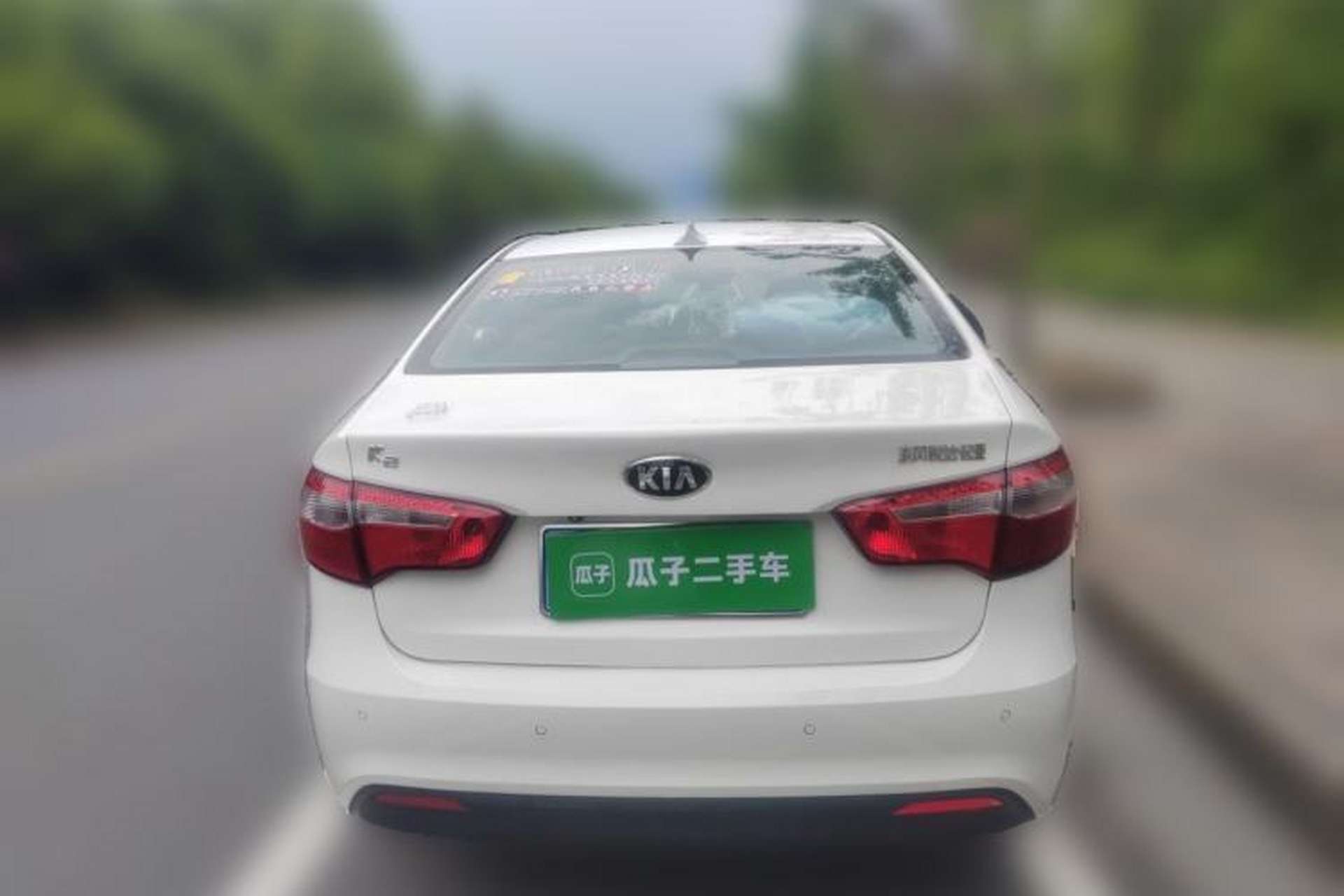 Used Kia K2 2012 Sedan 1.4L Automatic GLS Commemorative Edition Rear