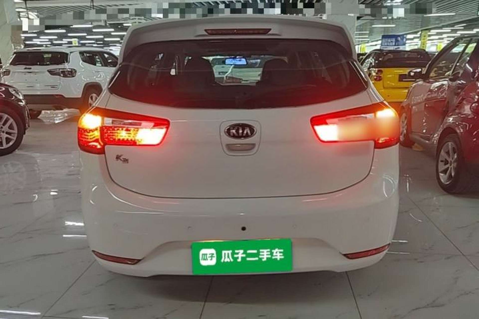 Used Kia K2 2012 Hatchback 1.4L AT GLS Commemorative Edition Rear
