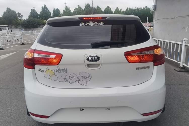 Used Kia K2 2012 Hatchback 1.4L MT GLS Commemorative Edition Rear