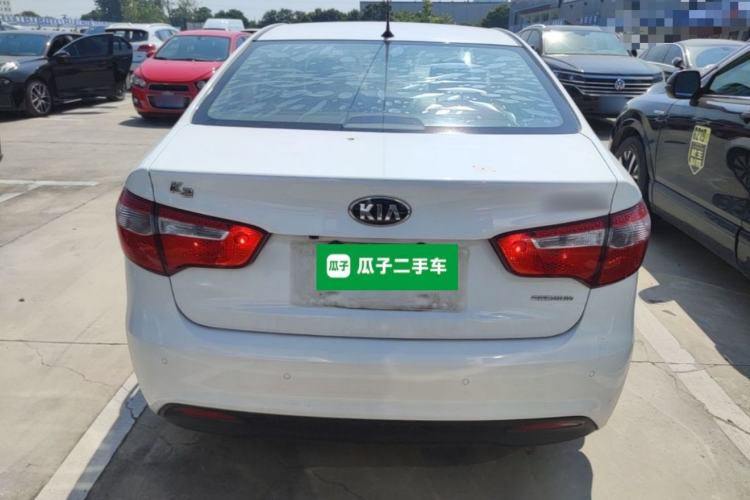 Used Kia K2 2012 Sedan 1.6L Automatic Transmission Premium Commemorative Edition Rear