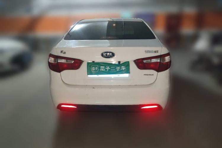 Used Kia K2 2012 Sedan 1.6L Automatic Transmission Premium Commemorative Edition Rear