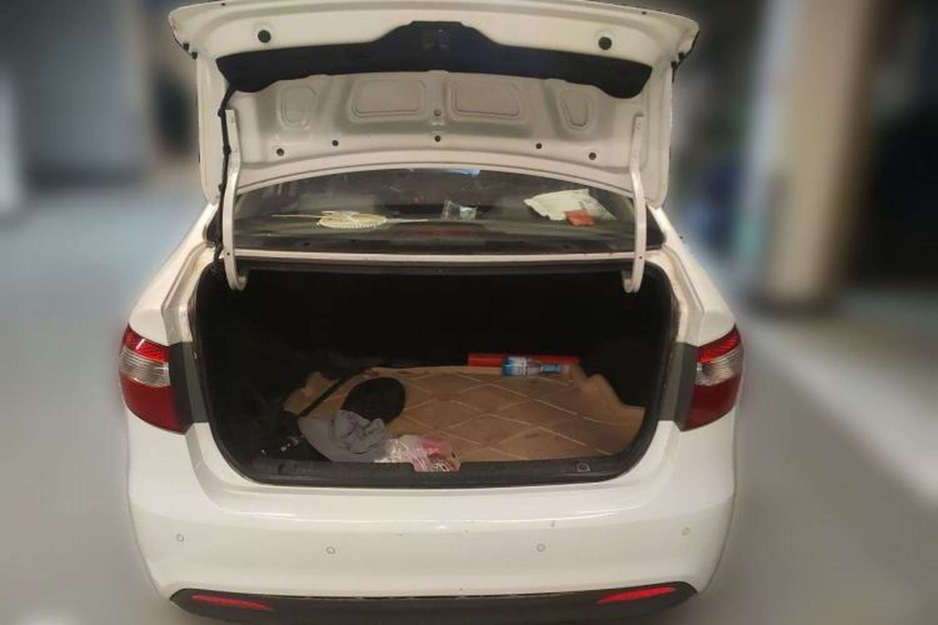 Used Kia K2 2012 Sedan 1.6L Automatic Transmission Premium Commemorative Edition Trunk