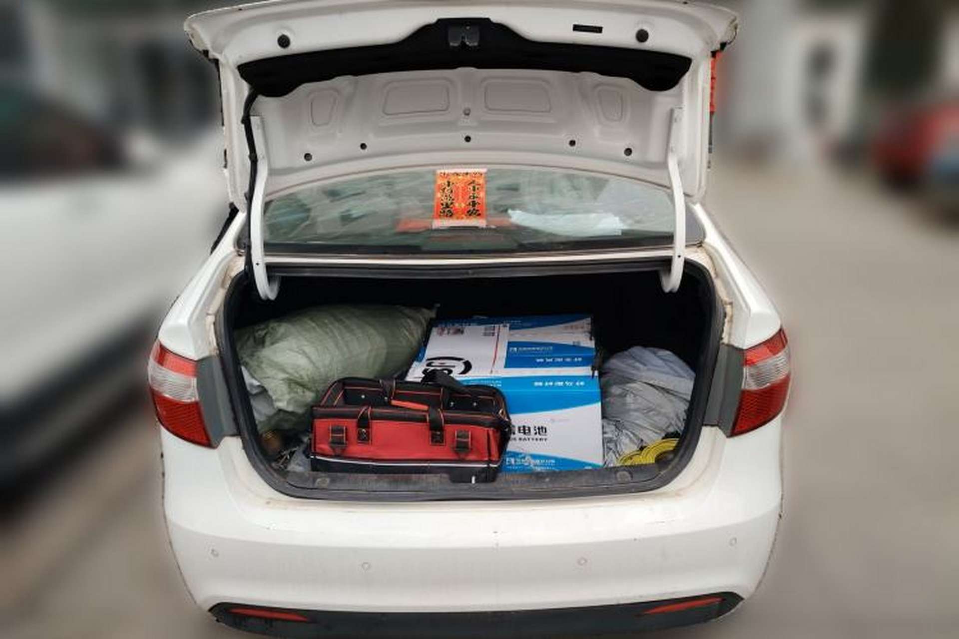 Used Kia K2 2012 Sedan 1.4L MT GLS Commemorative Edition Trunk