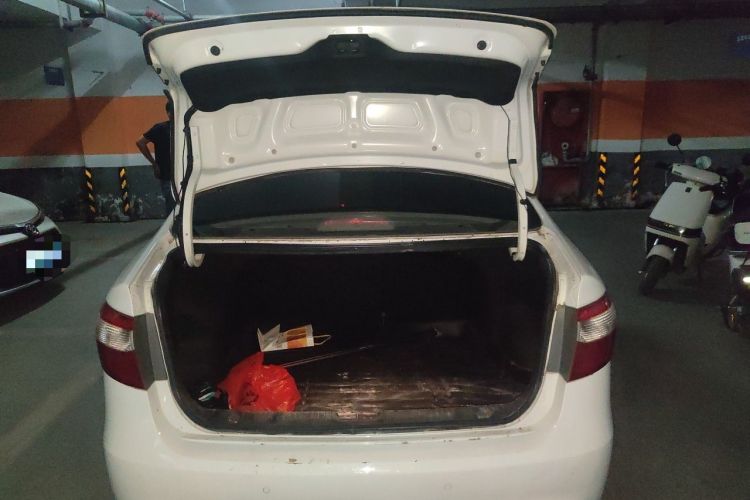 Used Kia K2 2012 Sedan 1.6L Automatic Transmission Premium Commemorative Edition Trunk