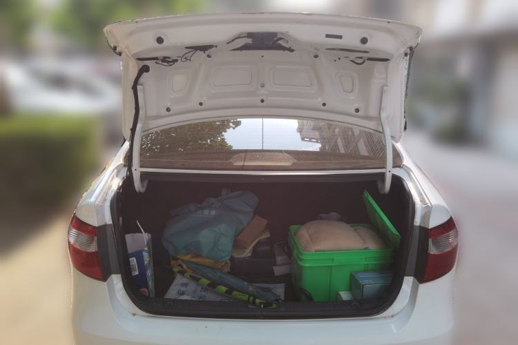 Used Kia K2 2012 Sedan 1.4L MT GL Commemorative Edition Trunk