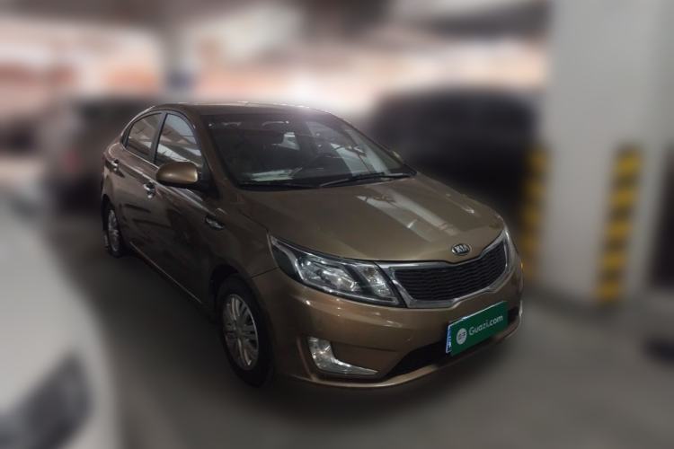 Used Kia K2 2012 Sedan 1.4L MT GLS Commemorative Edition Front Right 45 Deg