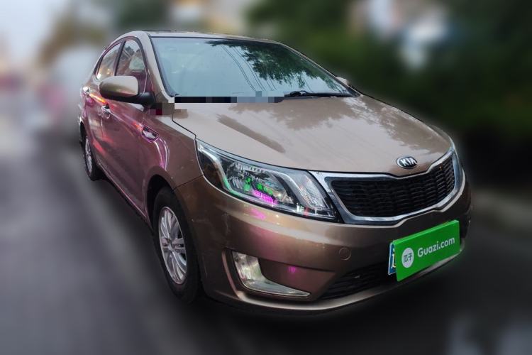 Used Kia K2 2012 Sedan 1.4L MT GLS Commemorative Edition Front Right 45 Deg