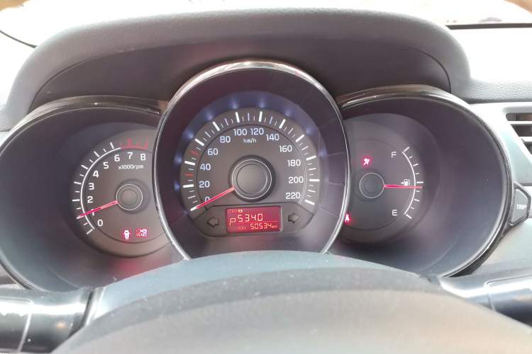 Used Kia K2 2012 Sedan 1.4L Automatic GLS Commemorative Edition Instrument Cluster