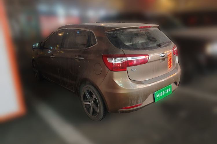 Used Kia K2 2012 Hatchback 1.4L MT GLS Commemorative Edition Rear Left 45 Deg
