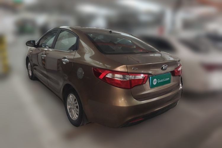 Used Kia K2 2012 Sedan 1.4L MT GLS Commemorative Edition Rear Left 45 Deg