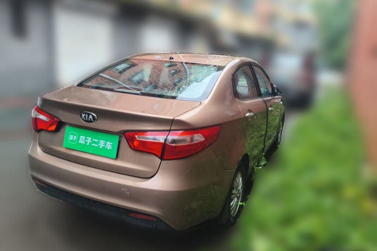 Used Kia K2 2012 Sedan 1.4L Automatic GLS Commemorative Edition Rear Right 45 Deg